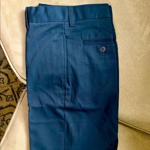 Lands’ End kids navy blue chinos